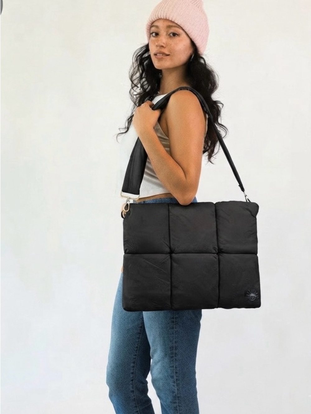 Casely Black cloud Carry all bag